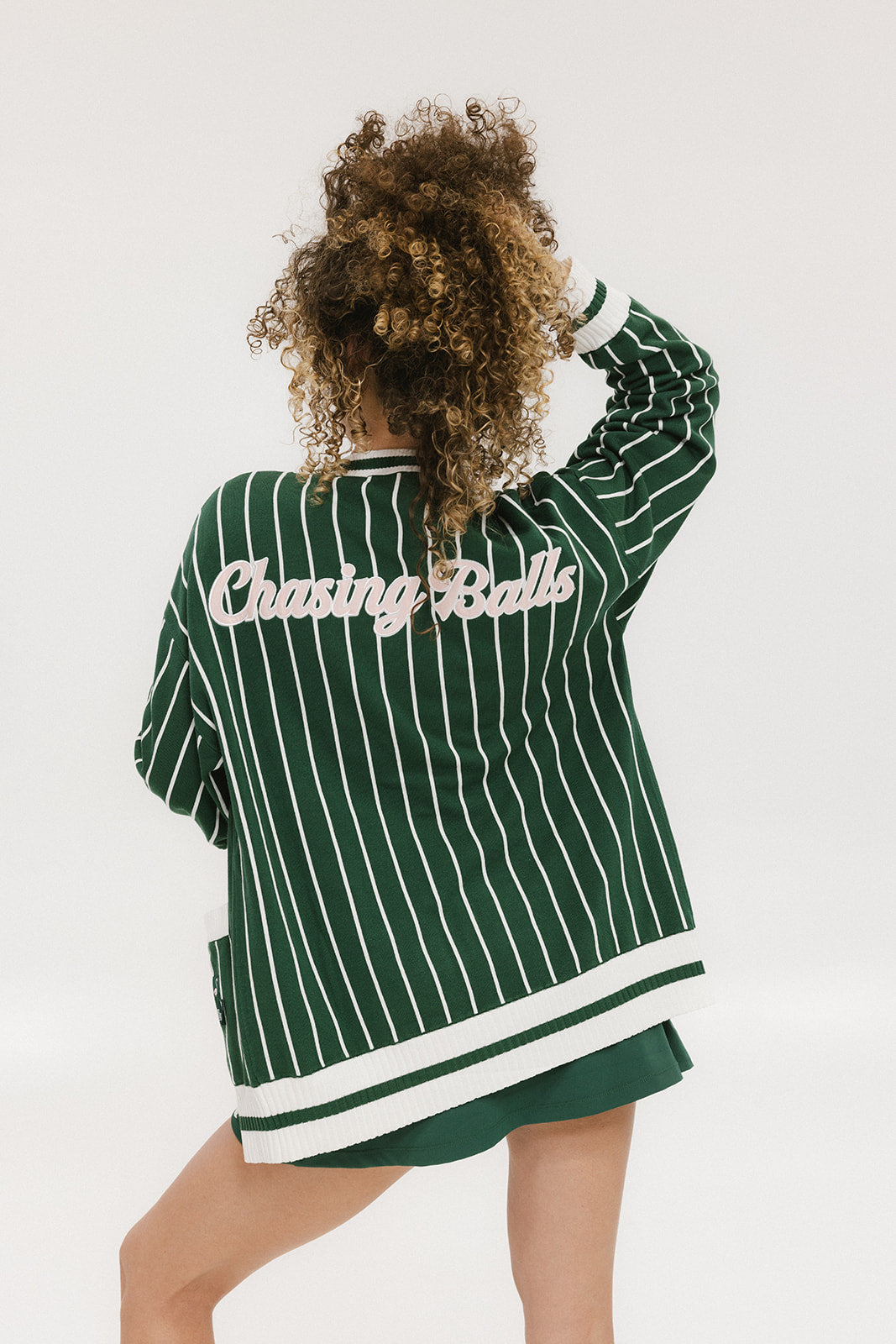 Dot Cardigan - Green