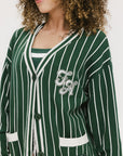 Dot Cardigan - Green
