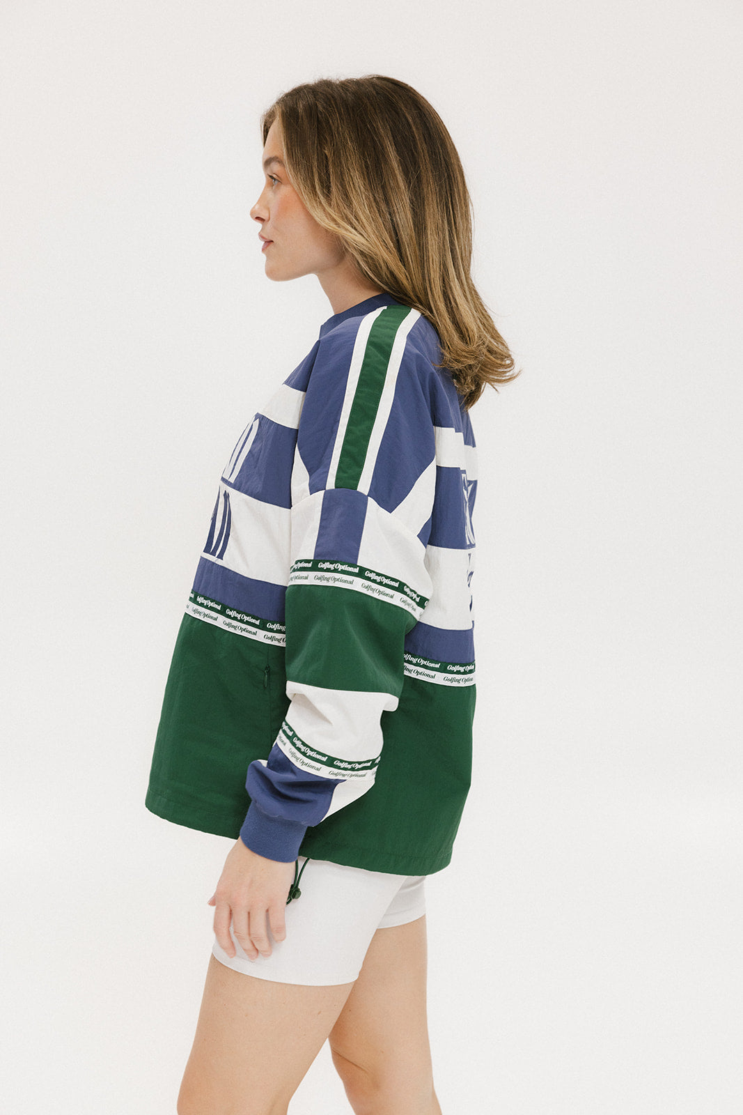 Danica Racing Shirt - Indigo/Green