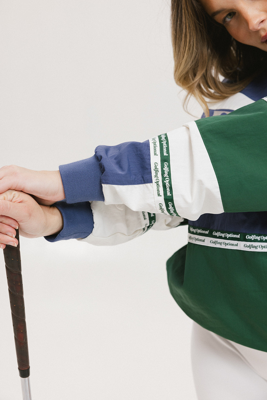 Danica Racing Shirt - Indigo/Green