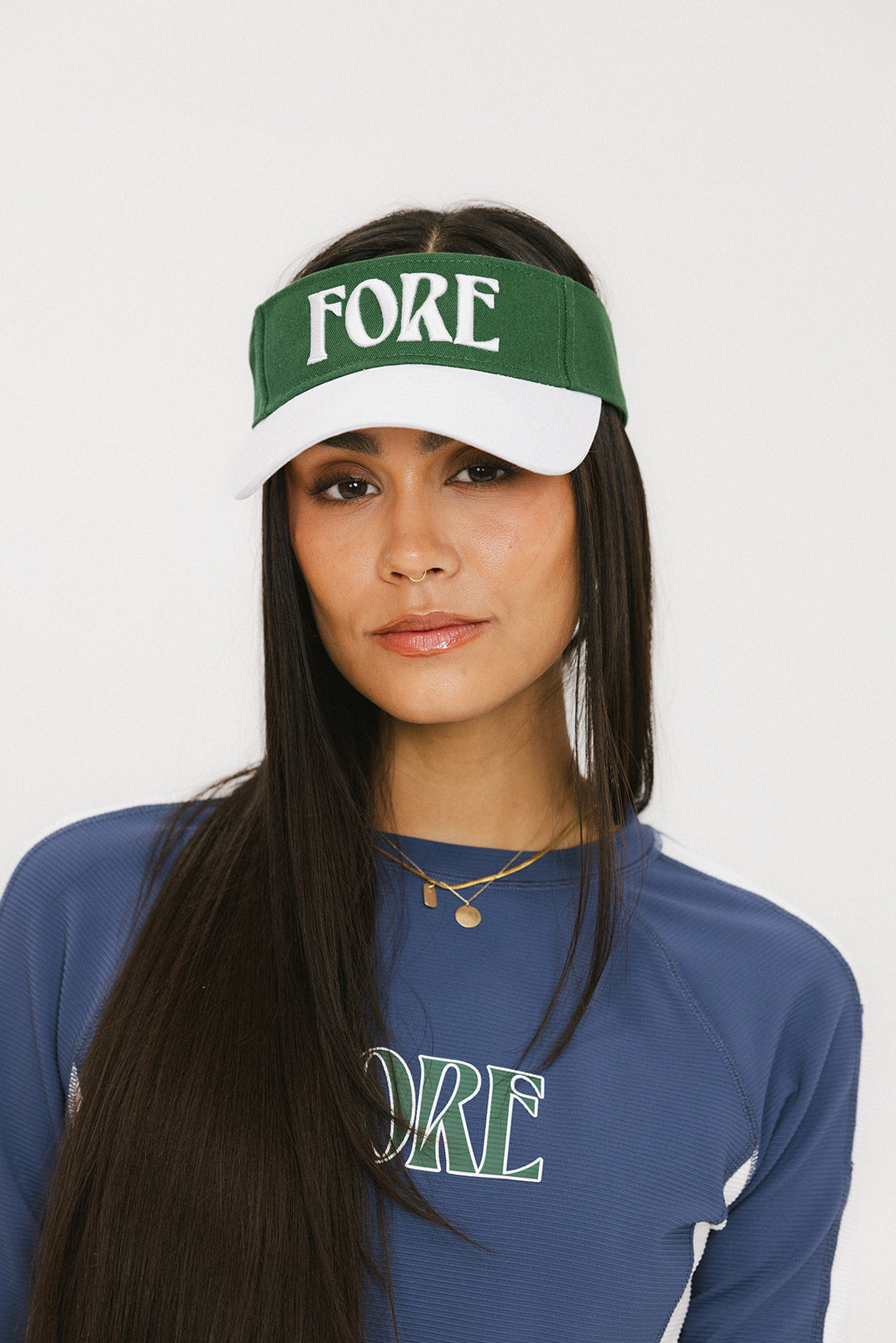 Fore Visor - White/Green