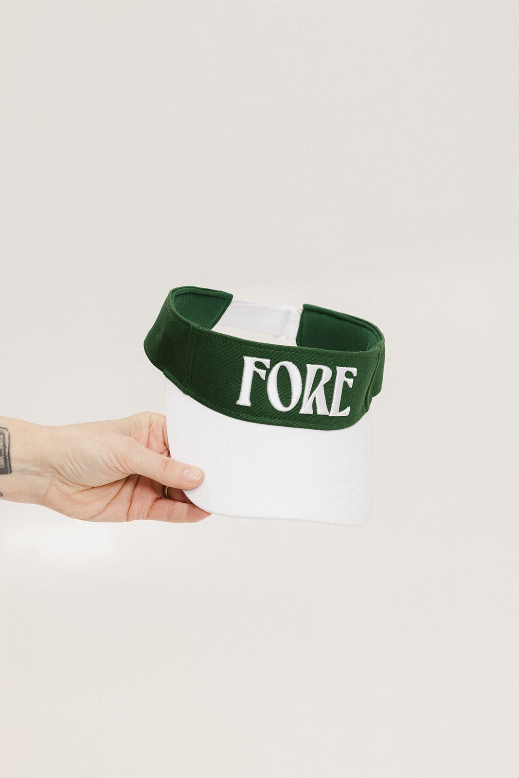 Fore Visor - White/Green