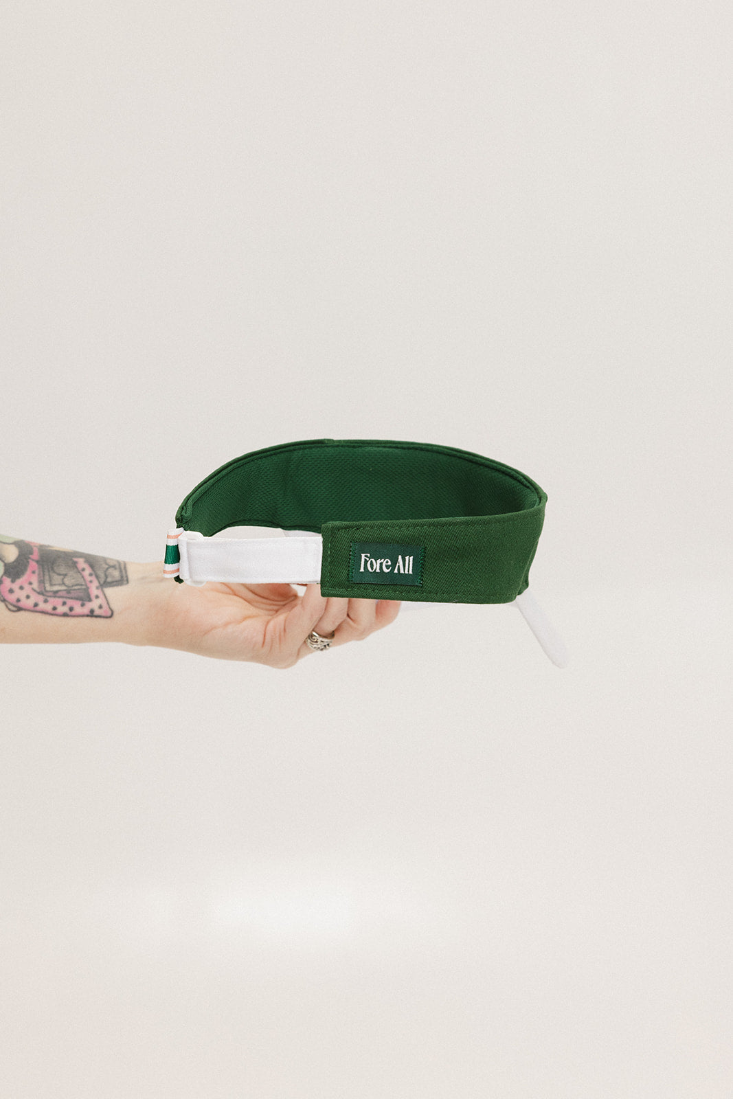 Fore Visor - White/Green