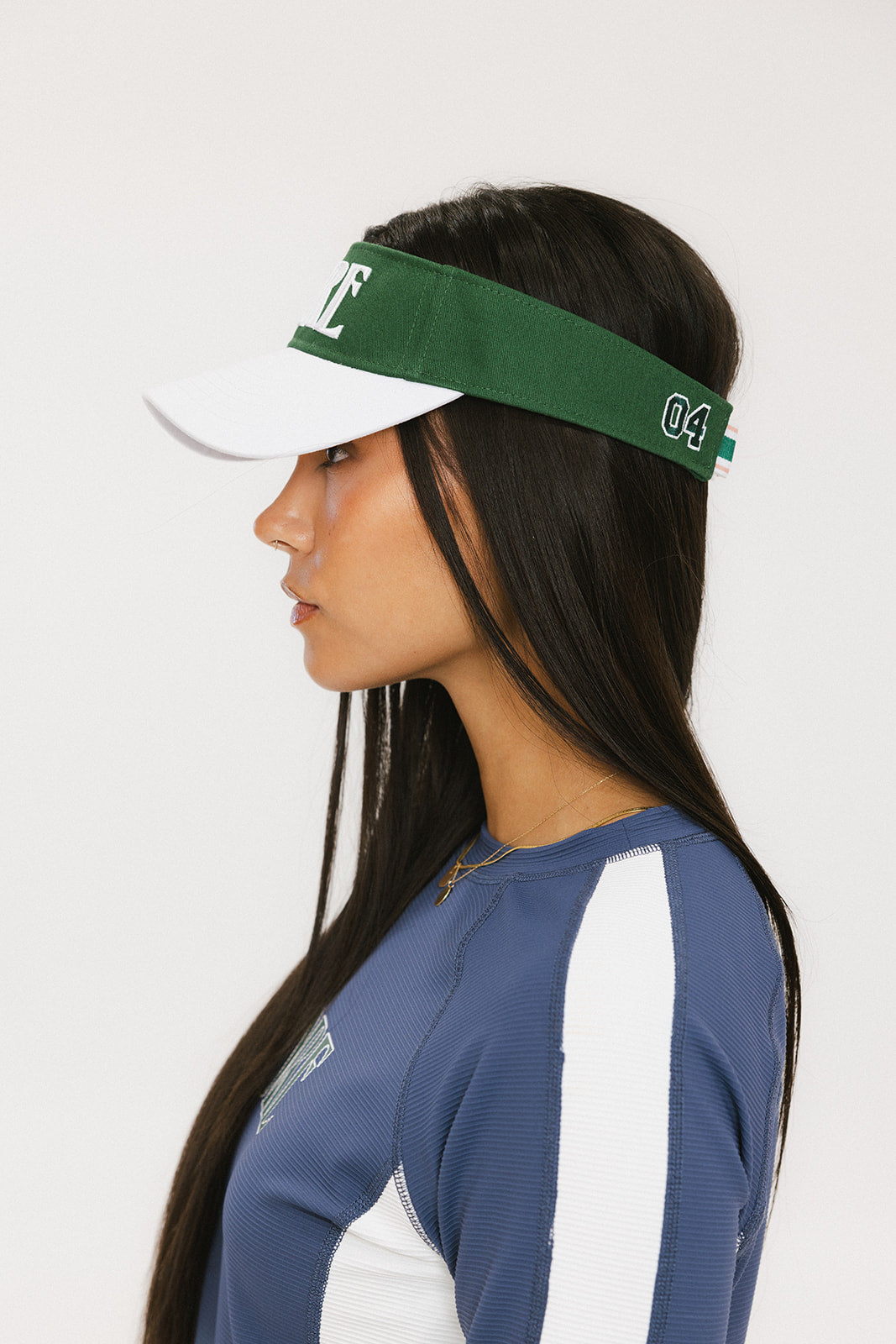 Fore Visor - White/Green