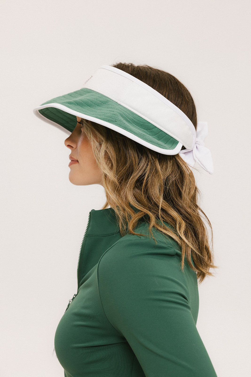June Visor - White/Green