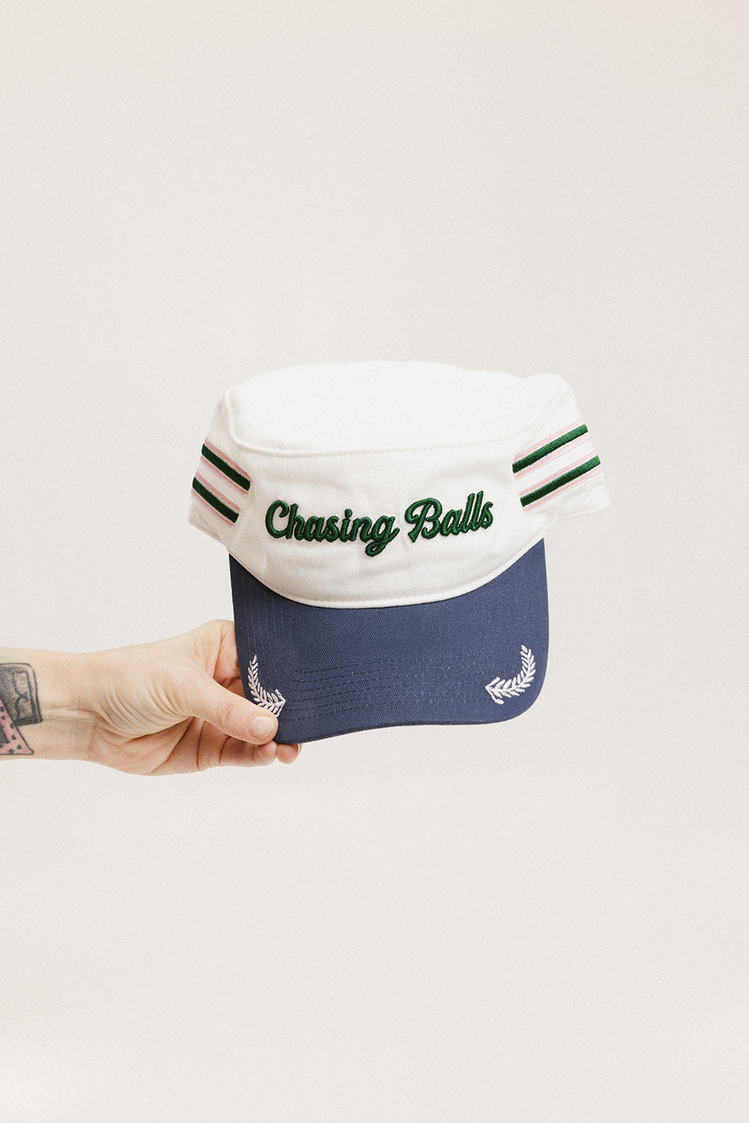 Caddy Cap - White/Indigo