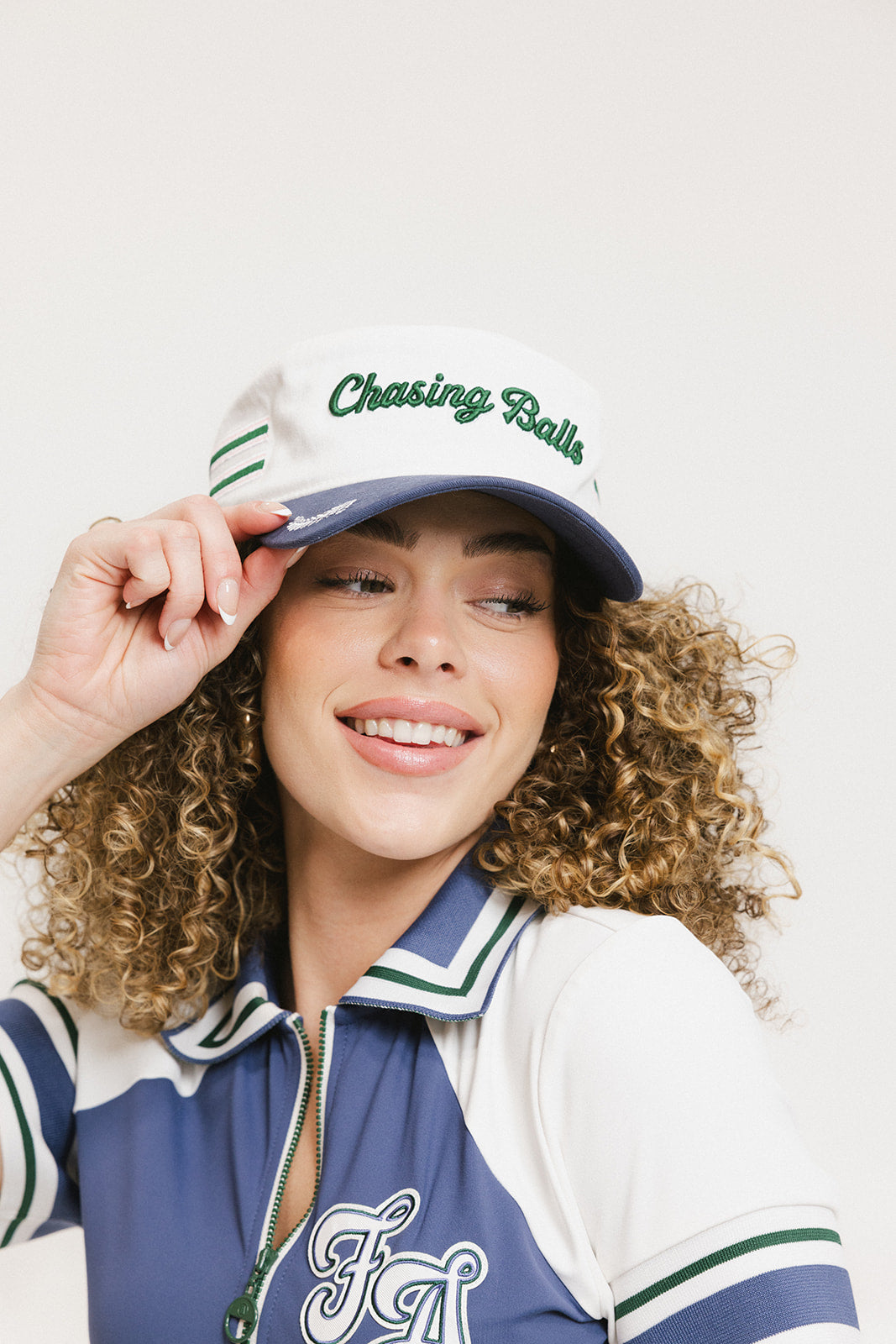 Caddy Cap - White/Indigo
