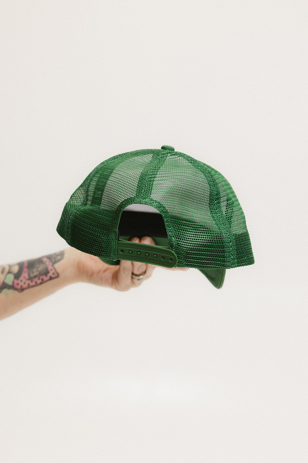 Double Bogey Trucker Hat - White/Green