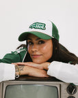 Double Bogey Trucker Hat - White/Green