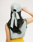 Bessie Hat - Green Seersucker
