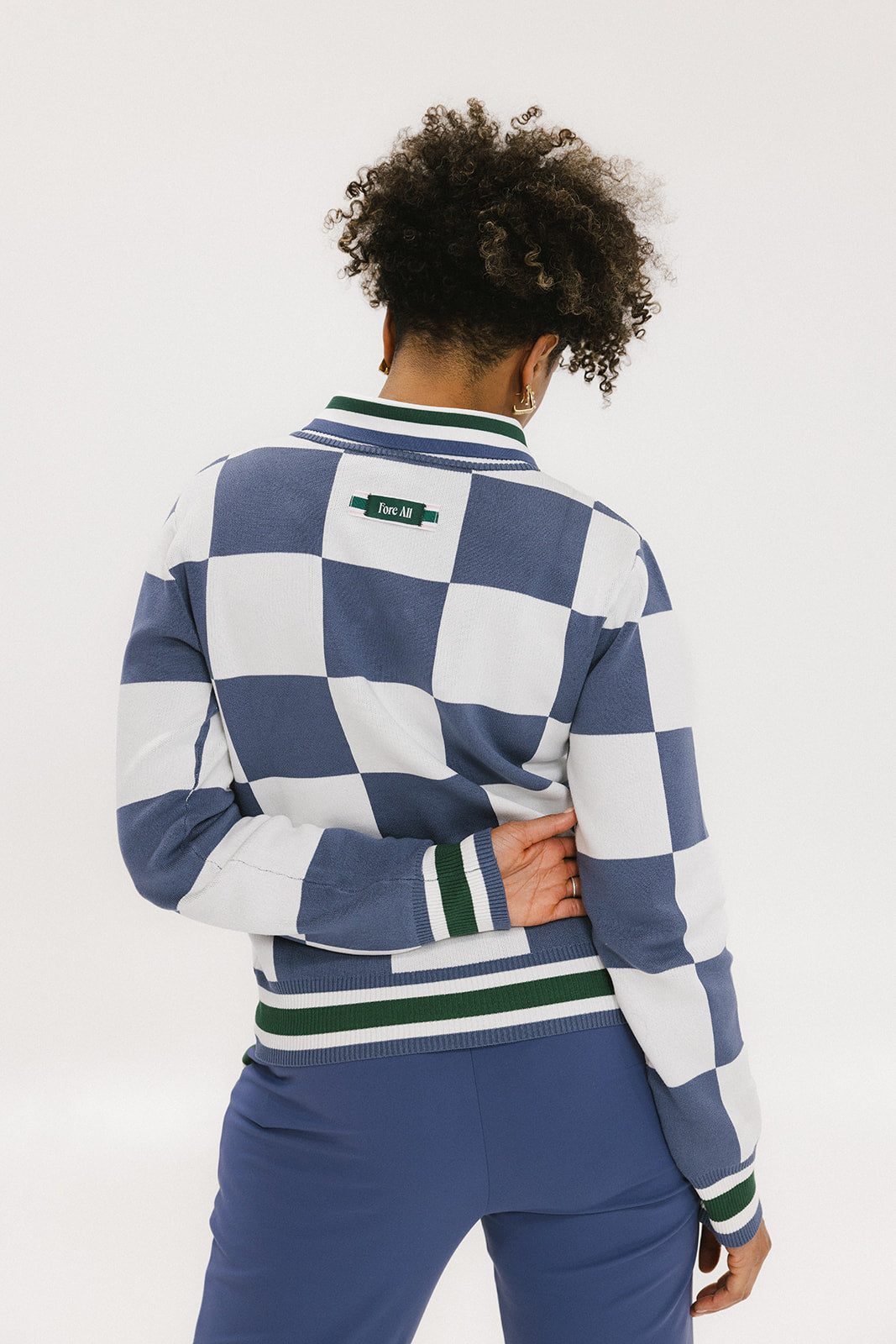 Dorothy Sweater - Indigo/White