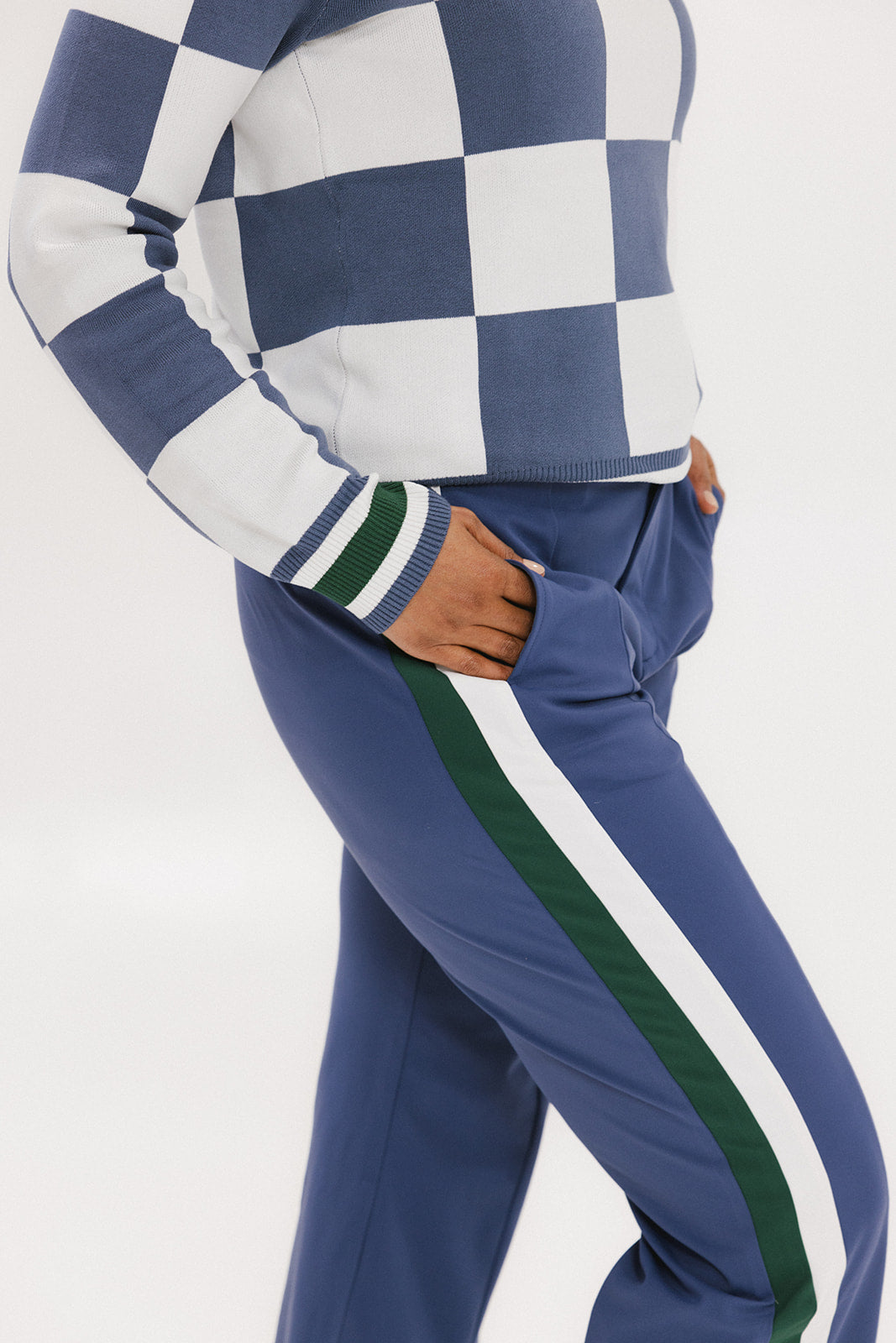 Dorothy Sweater - Indigo/White