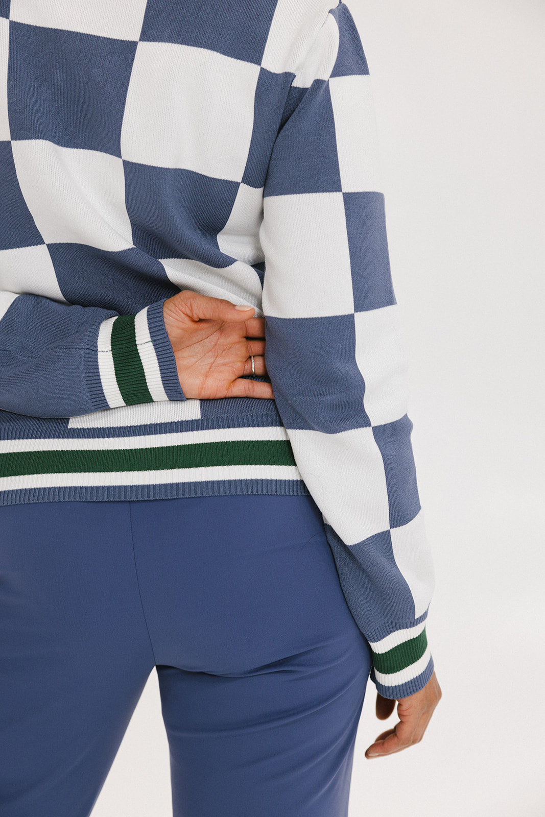 Dorothy Sweater - Indigo/White