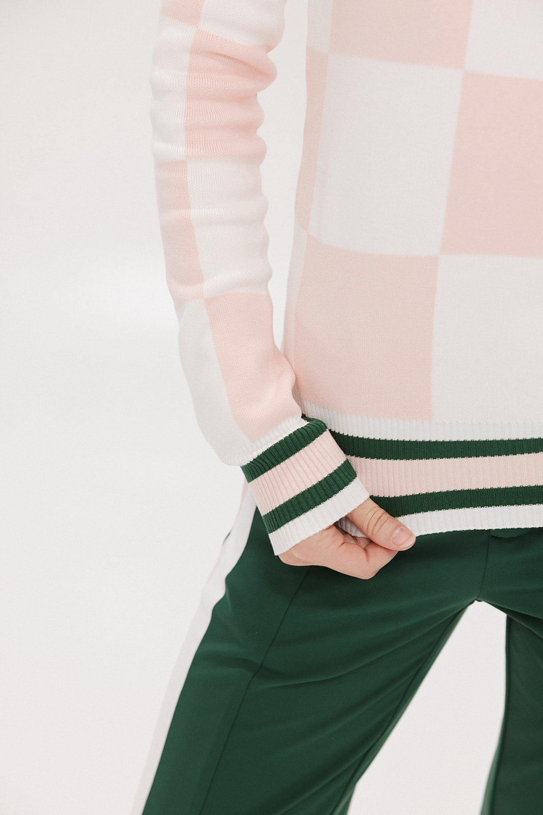 Dorothy Sweater - Pink/White