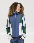 Caitlin Warm-Up Jacket - Indigo/Green