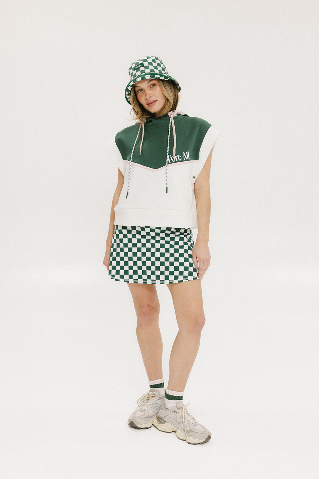 Laila Sleeveless Hoodie - Green