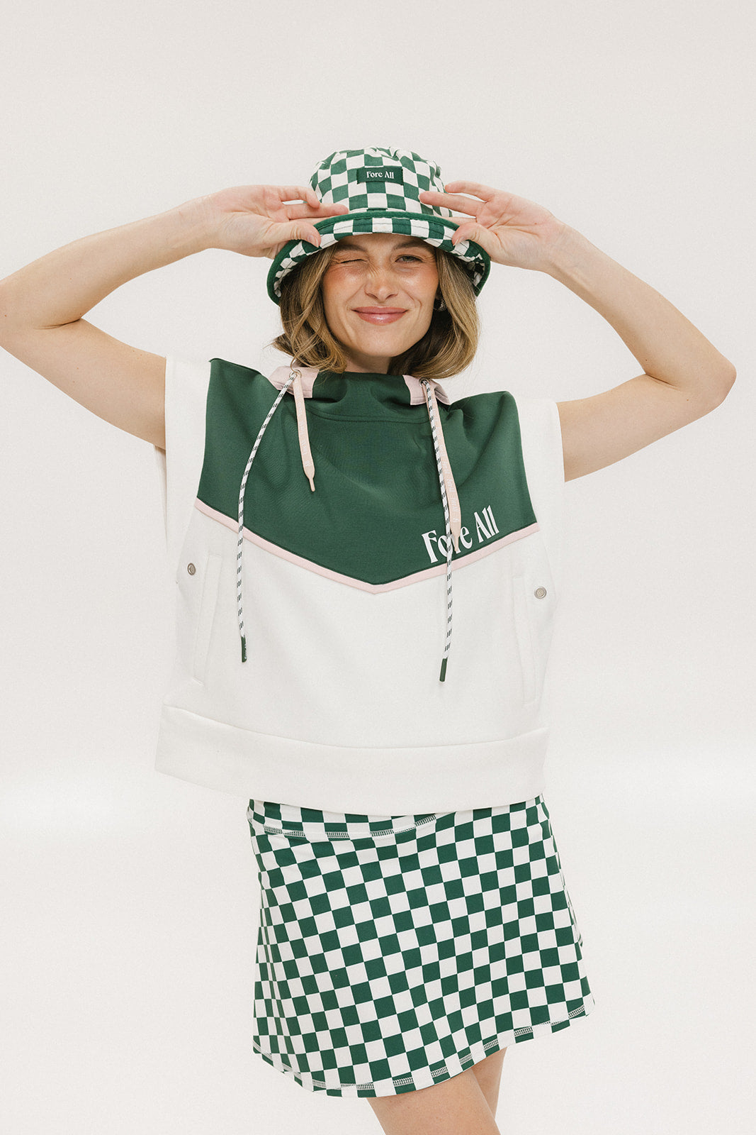 Laila Sleeveless Hoodie - Green