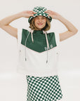 Laila Sleeveless Hoodie - Green