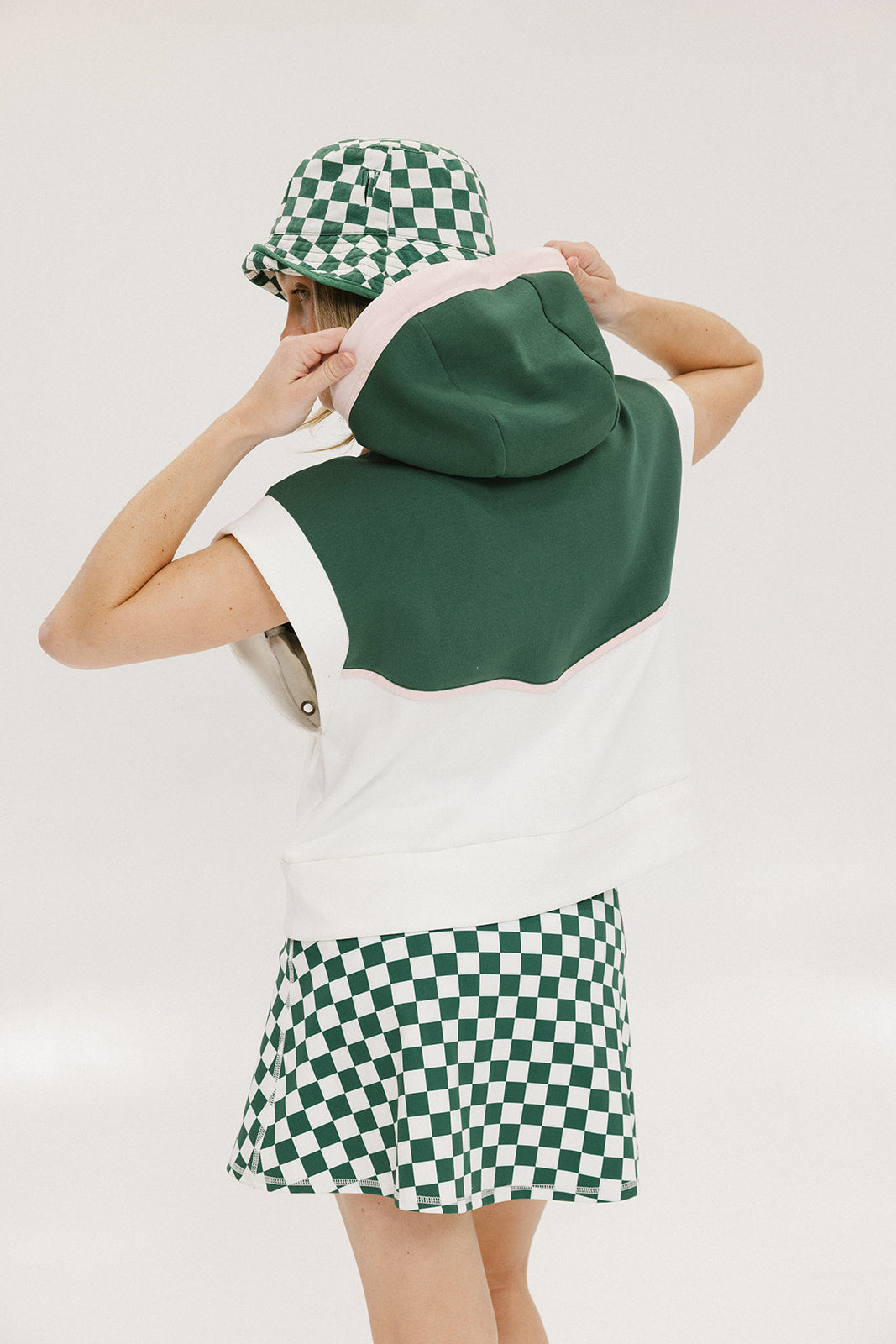 Laila Sleeveless Hoodie - Green