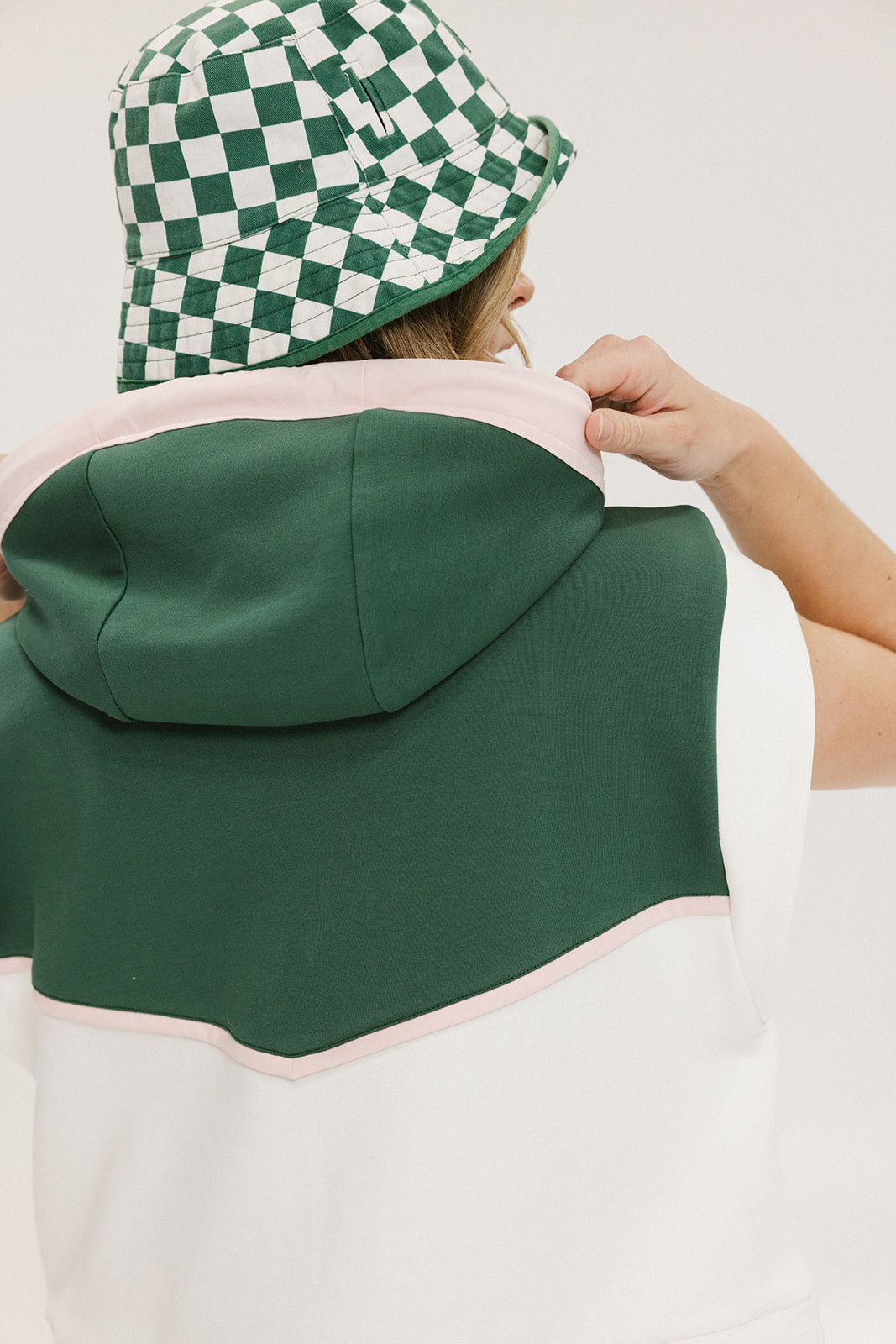 Laila Sleeveless Hoodie - Green