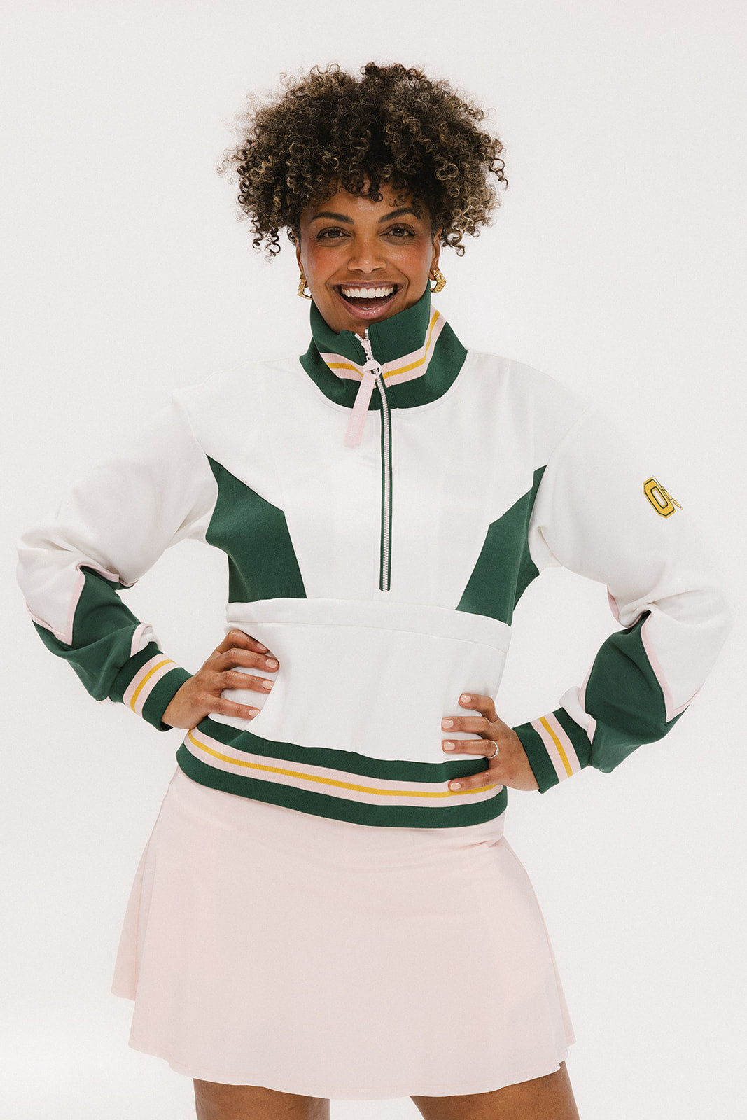 Vonn Half Zip - White