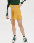 Rose Pleated Skirt - Mustard