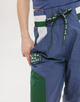 Caitlin Warm-Up Pant - Indigo/Green
