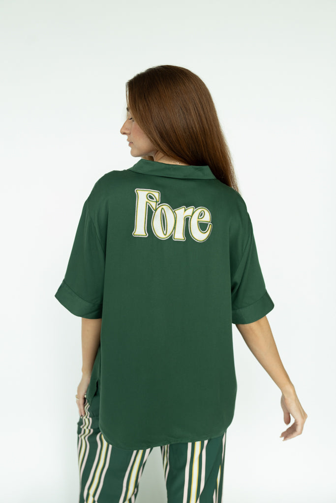 Willow Button Up - Green