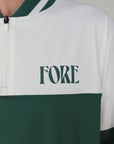 Hamilton Quarter Zip - Green/White