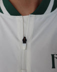 Hamilton Quarter Zip - Green/White
