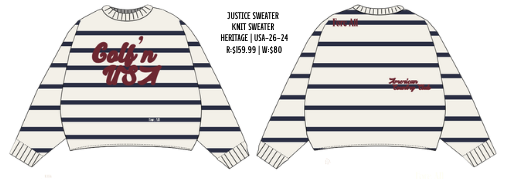 Justice Sweater - Heritage