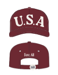 Usa Hat - Wine