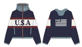 Caitlin Warm-up Jacket - Midnight
