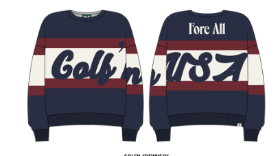 Golfn Crewneck - Midnight