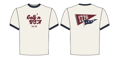Golfn Ringer Tee - Heritage