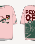 Wm-Peoples Open Tee - Pink Wm Logo