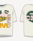 Wm-Patch Tee - White Wm Logo