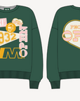 Wm-Patch Crew Neck - Green Peoples Open