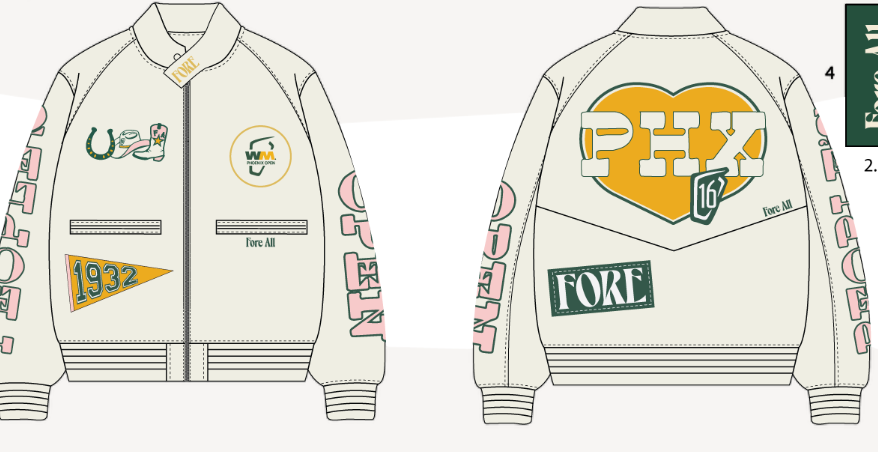 Wm-Icon Bomber Jacket - Green Peoples Open