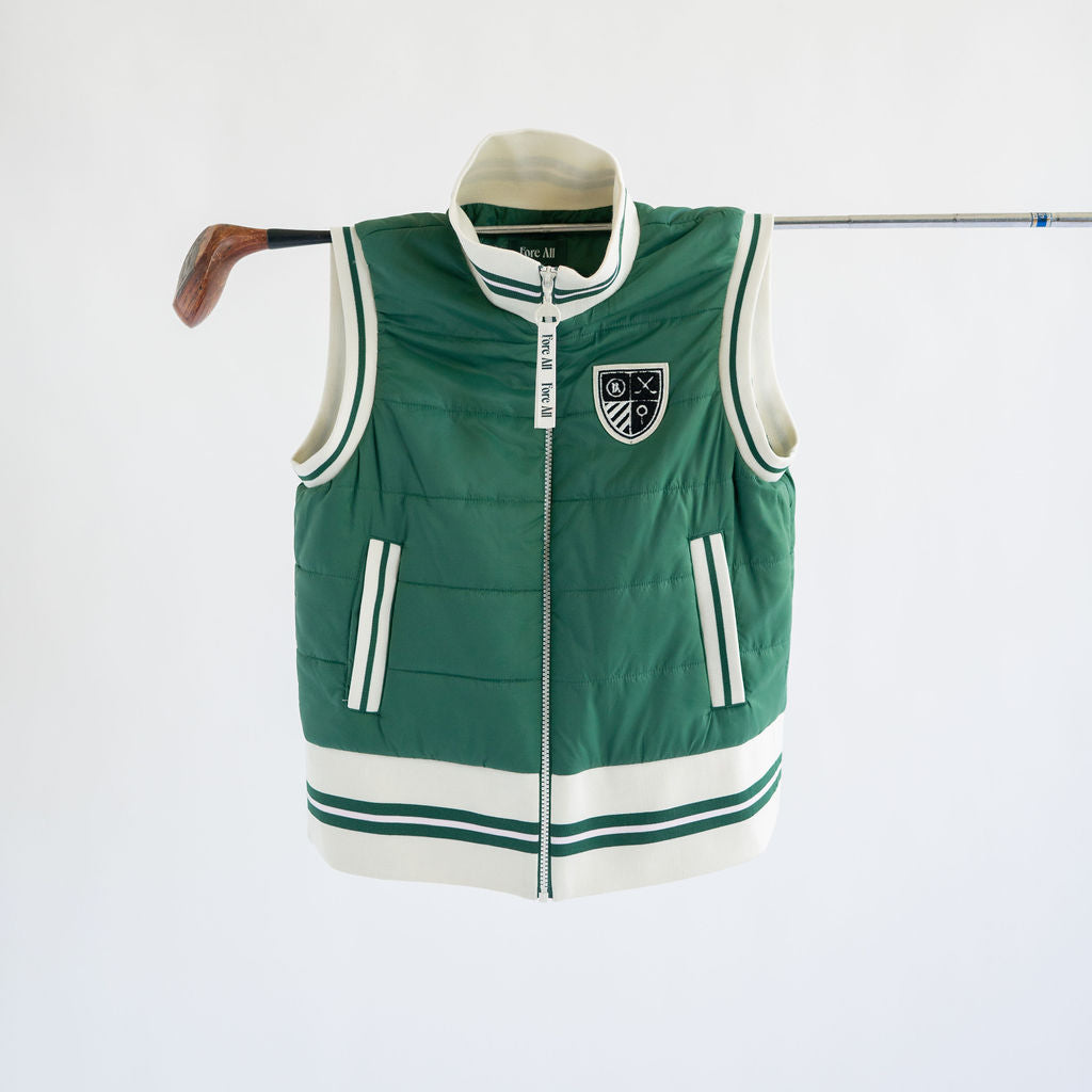 Mother Puffer Vest Green