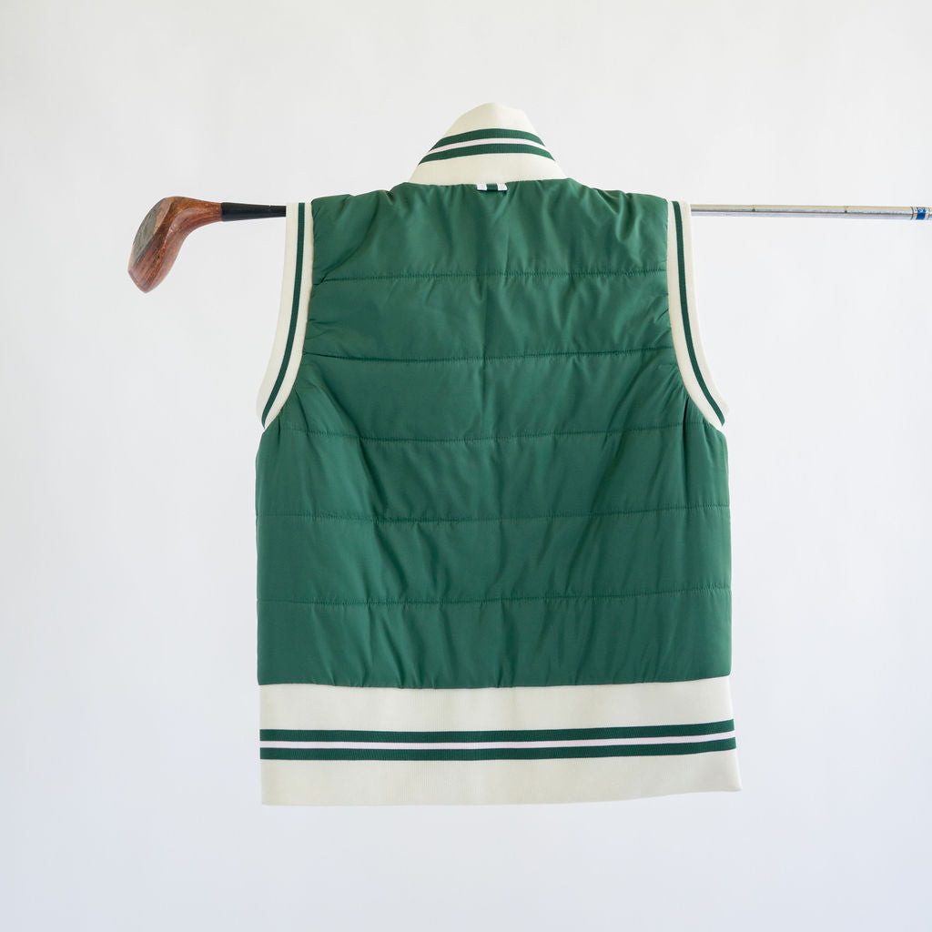 Mother Puffer Vest Green