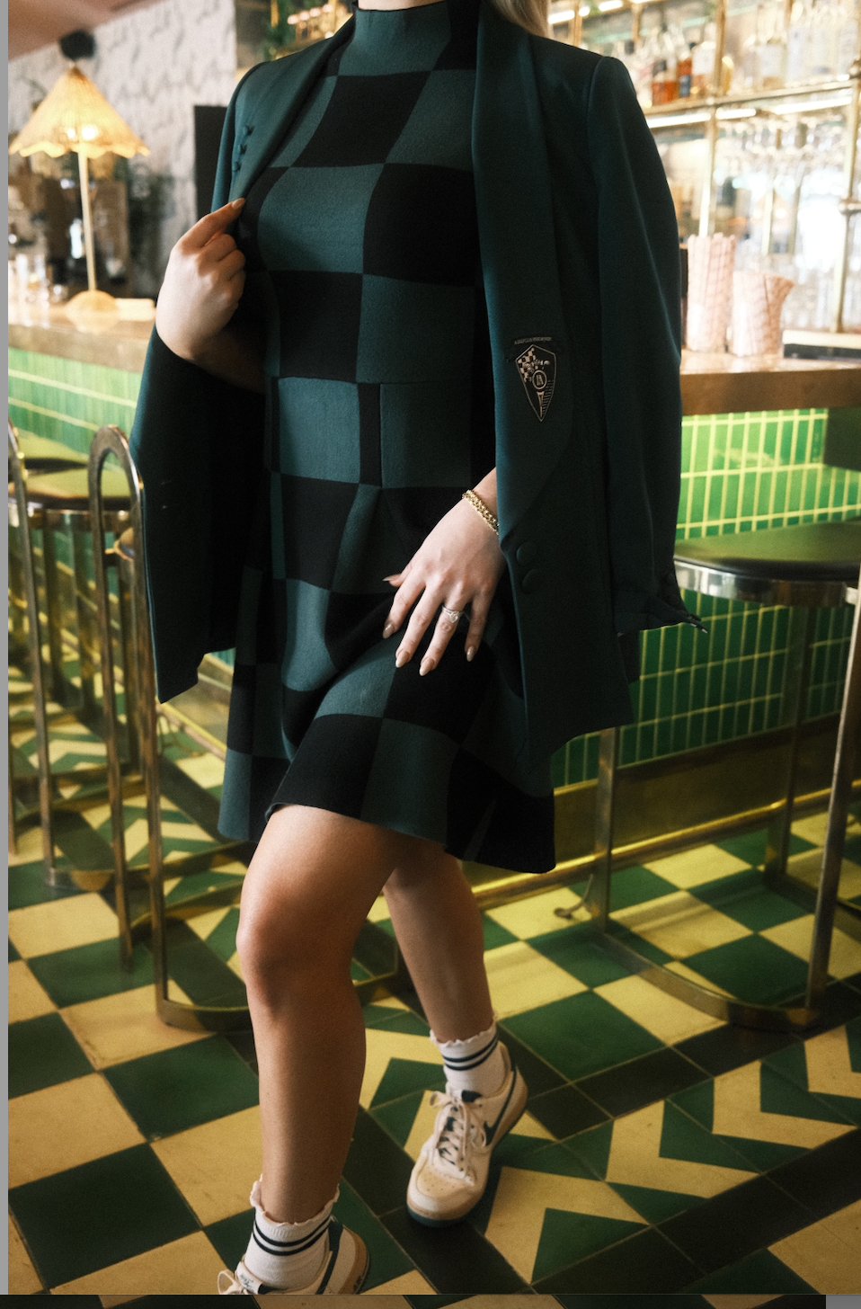 Meg Blazer Jacket - Green